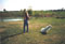 elyse and laika enjoy an ohio morning